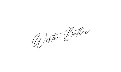 Weston Butler name signature